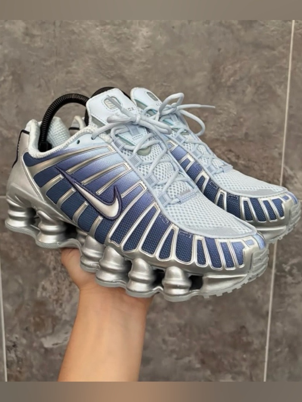 Nike Shox 💅 TL Fade ICED BLUE Athletic Sneaker Shoes IH1336-403 7 7.5 8 9 - Picture 7 of 15